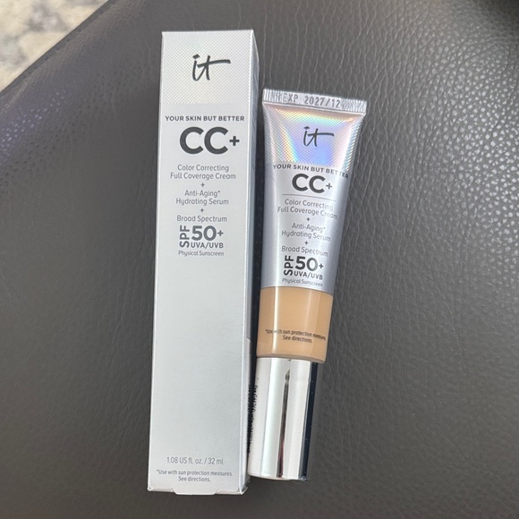 IT Cosmetics CC+ Cream SPF 50+ UVA UVB Light NEW Full Size - Picture 7 of 9